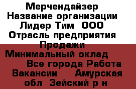 Мерчендайзер › Название организации ­ Лидер Тим, ООО › Отрасль предприятия ­ Продажи › Минимальный оклад ­ 16 000 - Все города Работа » Вакансии   . Амурская обл.,Зейский р-н